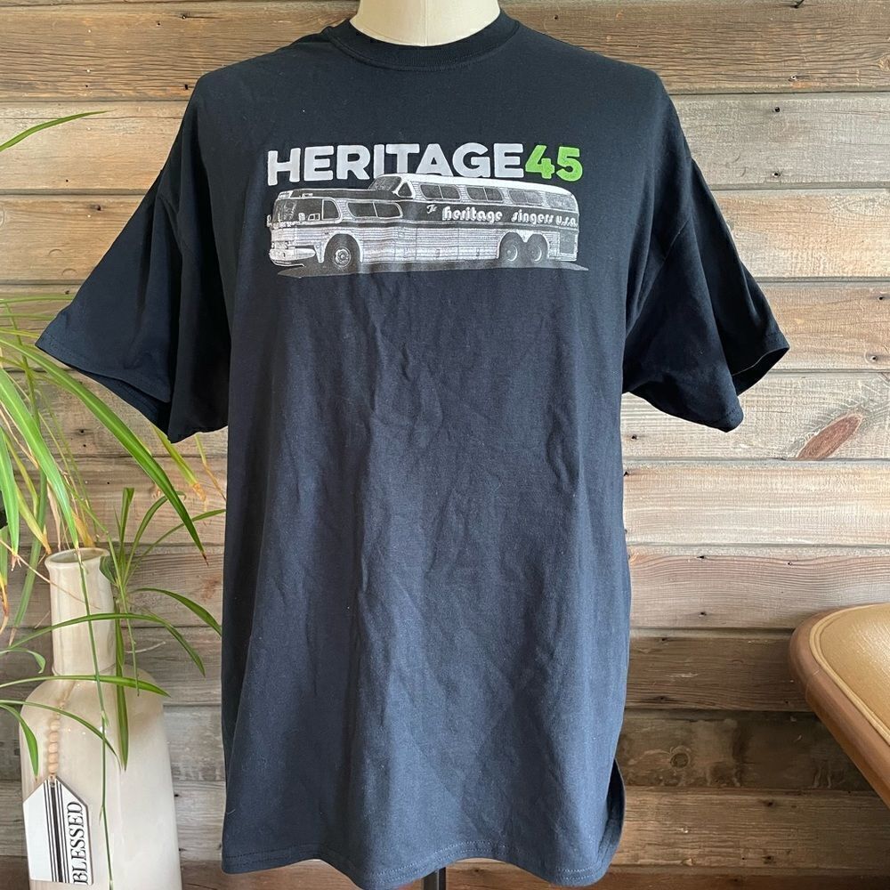 Heritage 45 Singers T-Shirt Size 2X EUC